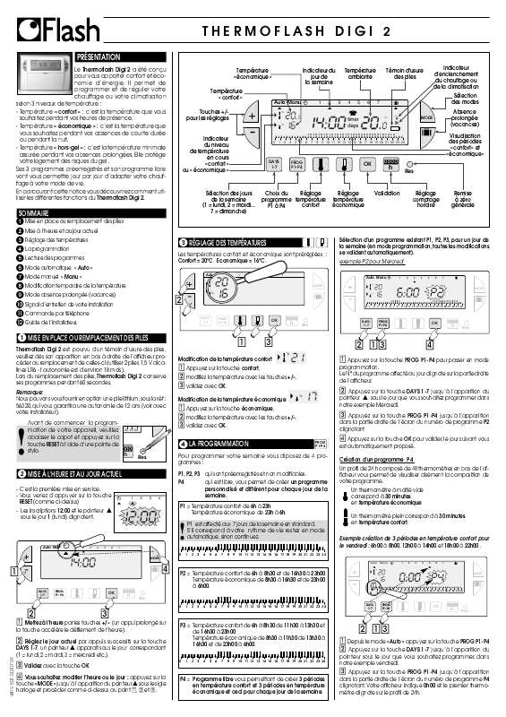 Notice FLASH THERMOFLASH DIGI 2 autres Trouver une solution à un — free download